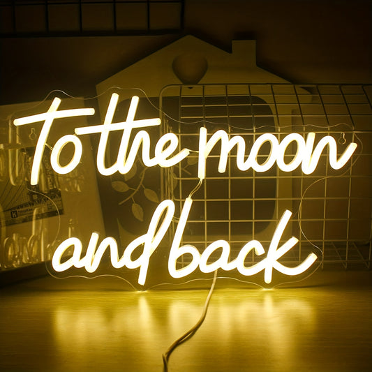 Néon LED to the moon and back